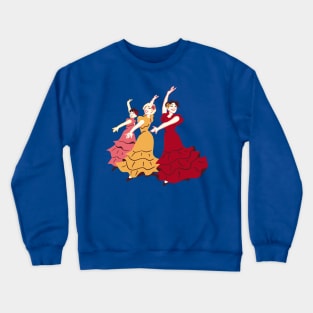 Women dance flamenco. Crewneck Sweatshirt